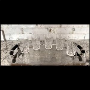 Waterford Tumblers - set of 5 Vintage Glasses